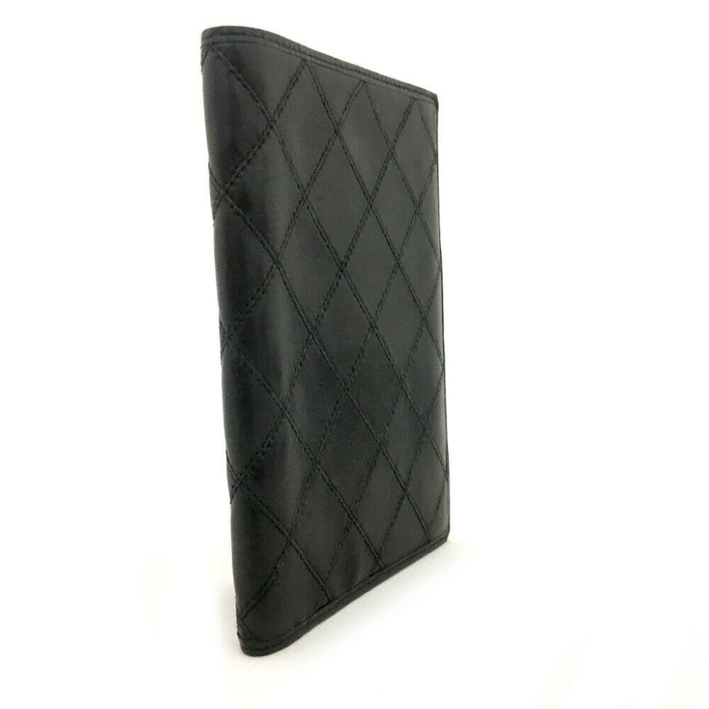 Auth Chanel Matelasse Cc Logo Bifold #14125X18 - Picture 3 of 8